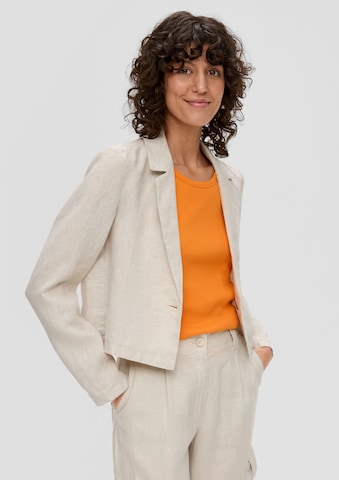 s.Oliver Blazer in Beige: front