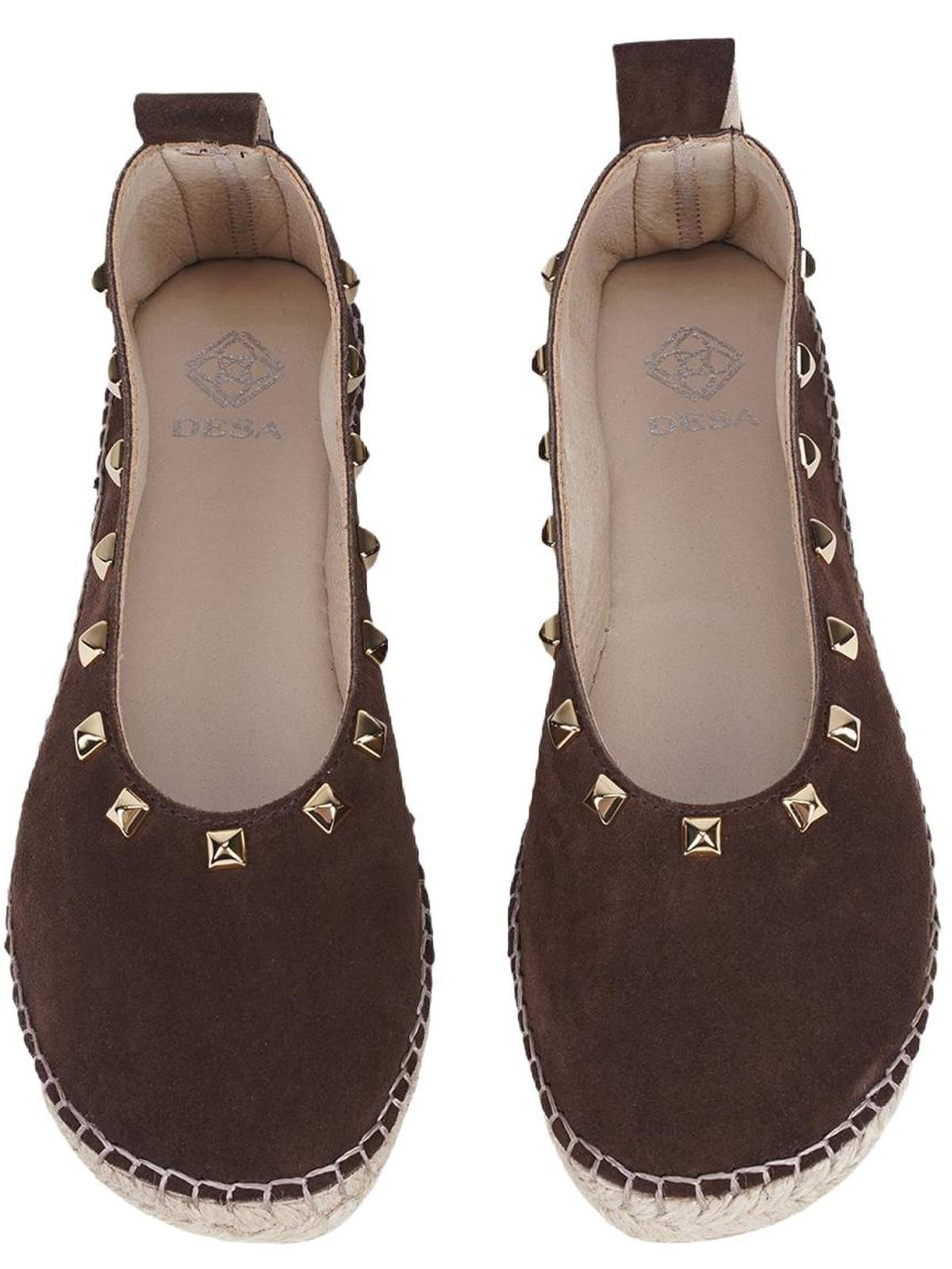 Desa Espadrilles 'Espadrilles' in Bruin
