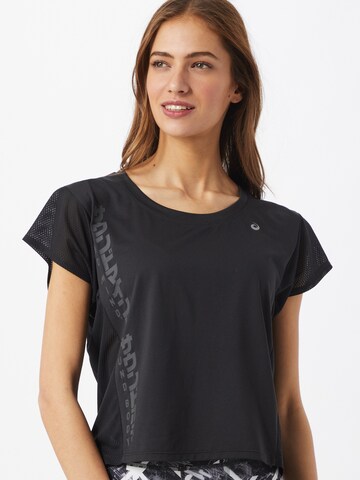 ASICS Sportshirt in Schwarz