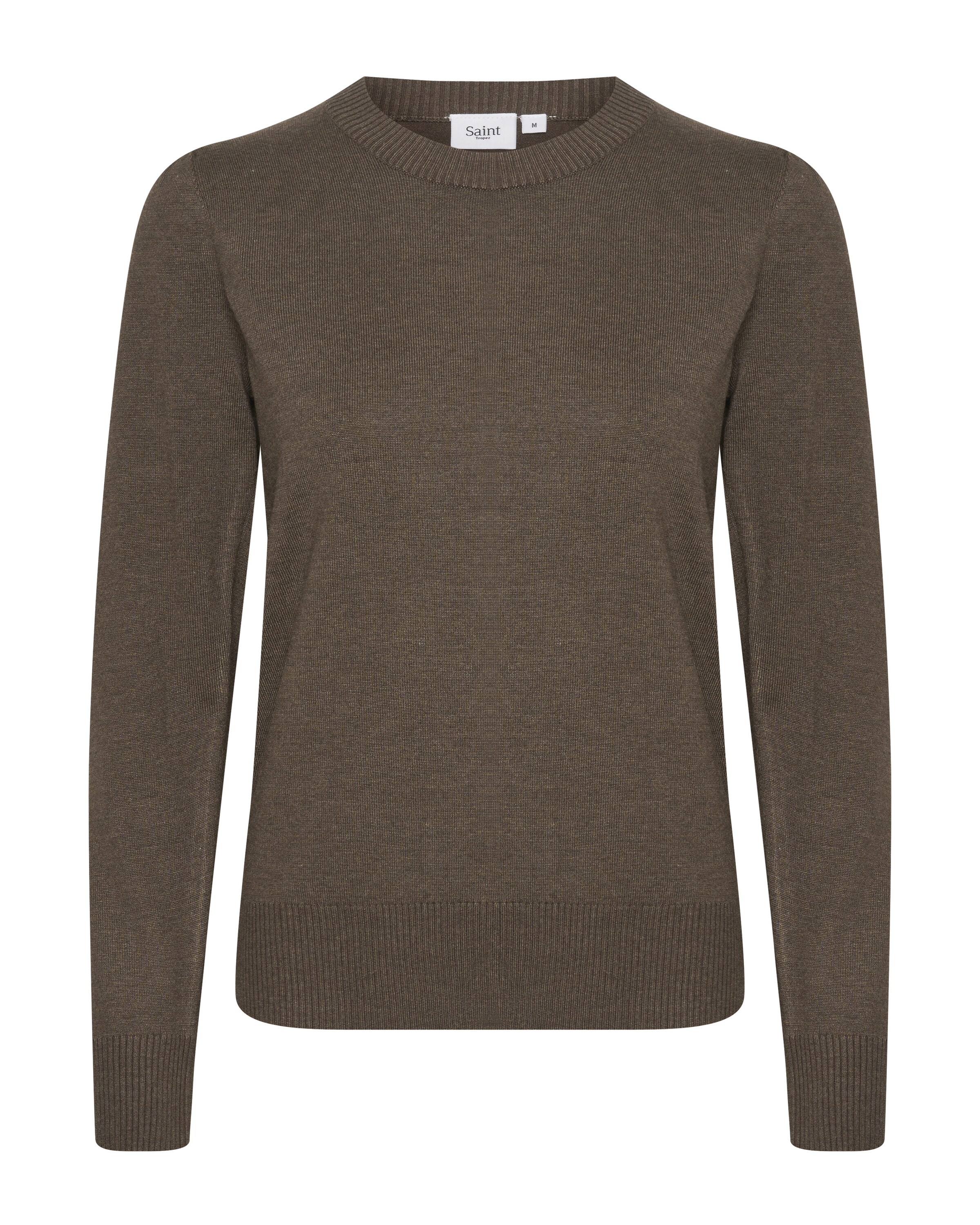 SAINT TROPEZ Pullover 'Mila' in Braun: Vorderseite