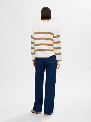 SELECTED - Jersey 'SLFBLOOMIE' en blanco