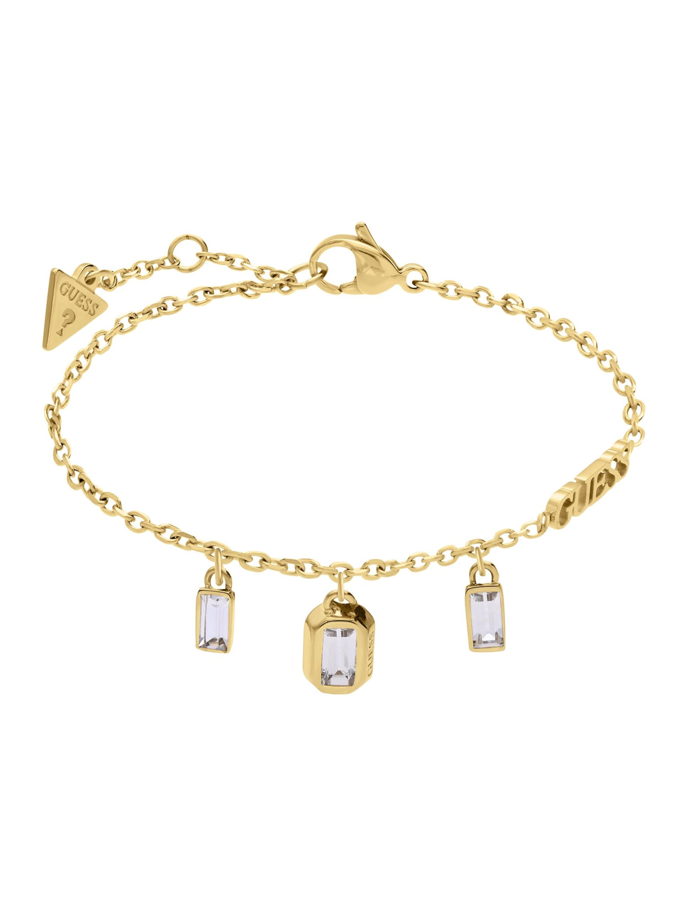 GUESS Armband 'Sportiv' in Goud: voorkant