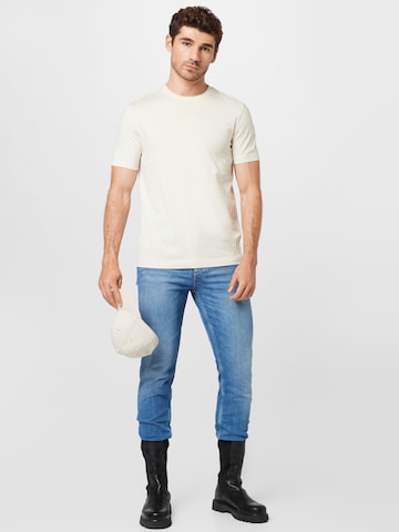 T-Shirt 'Thompson 01' BOSS Black en blanc