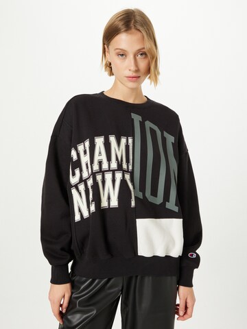 Champion Authentic Athletic Apparel Sweatshirt i sort: forside