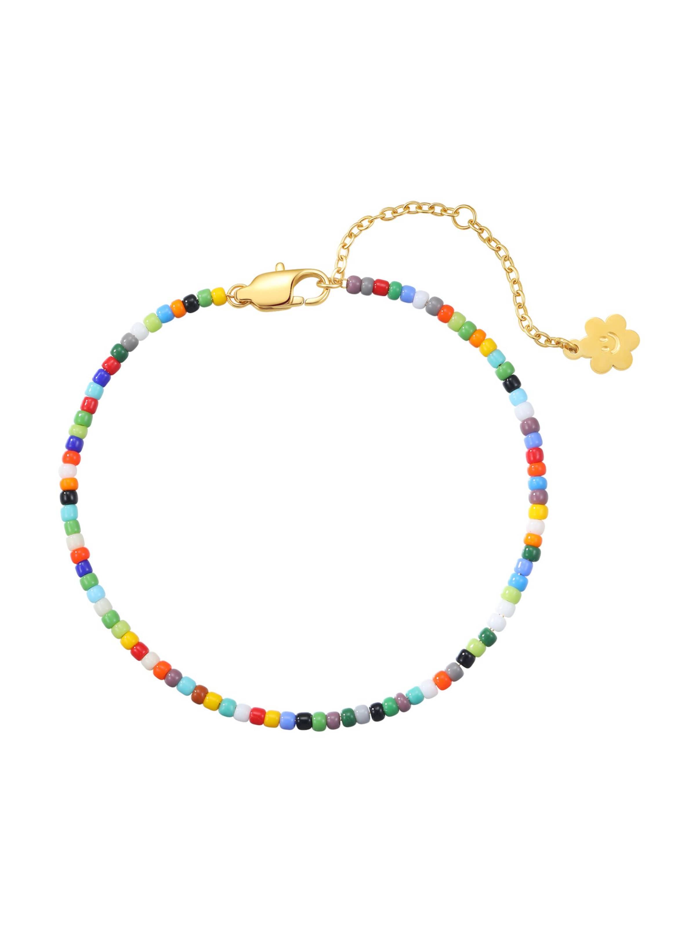 Bracelet Hey Happiness en or : devant