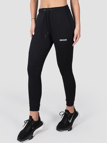 MOROTAI Slimfit Sporthose 'LIGHT TERRY' in Schwarz