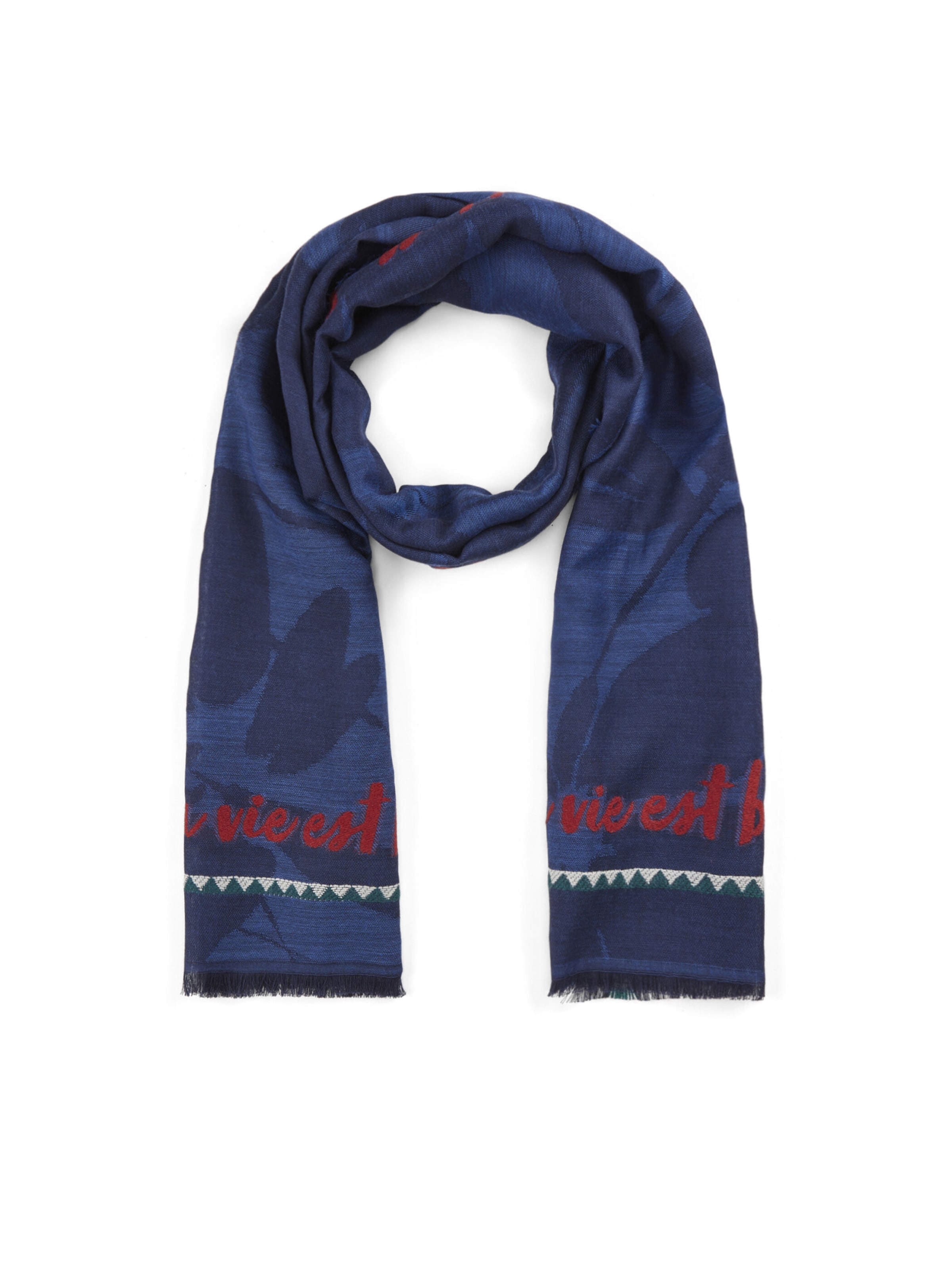 CODELLO Scarf in Blue: front
