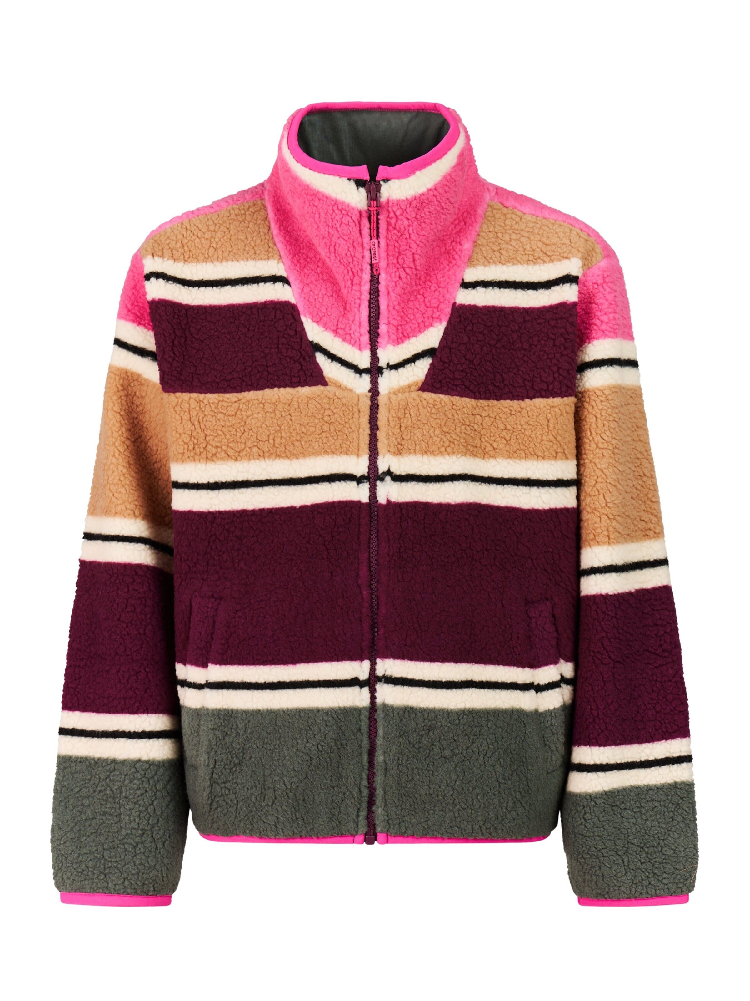 PROTEST Fleece jas 'PRTBlond JR' in Gemengde kleuren: voorkant