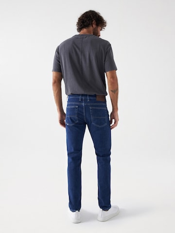 Coupe slim Jean Salsa Jeans en bleu