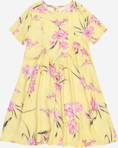 N°21 Sukienka w kolorze żółty / ciemnozielony / różowym, Podgląd produktu
