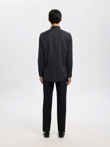 SELECTED - Ajuste estrecho Camisa '16092939' en negro