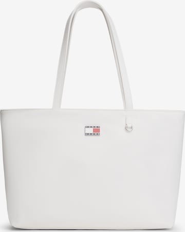Tommy Jeans Ostoskassi 'VALENTINES' värissä valkoinen: etupuoli