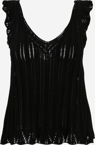 Only Tall Knitted Top 'LUNI' in Black: front