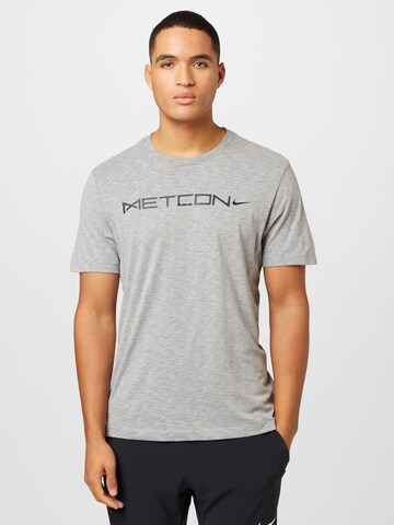 NIKE - Camisa funcionais em cinzento: frente