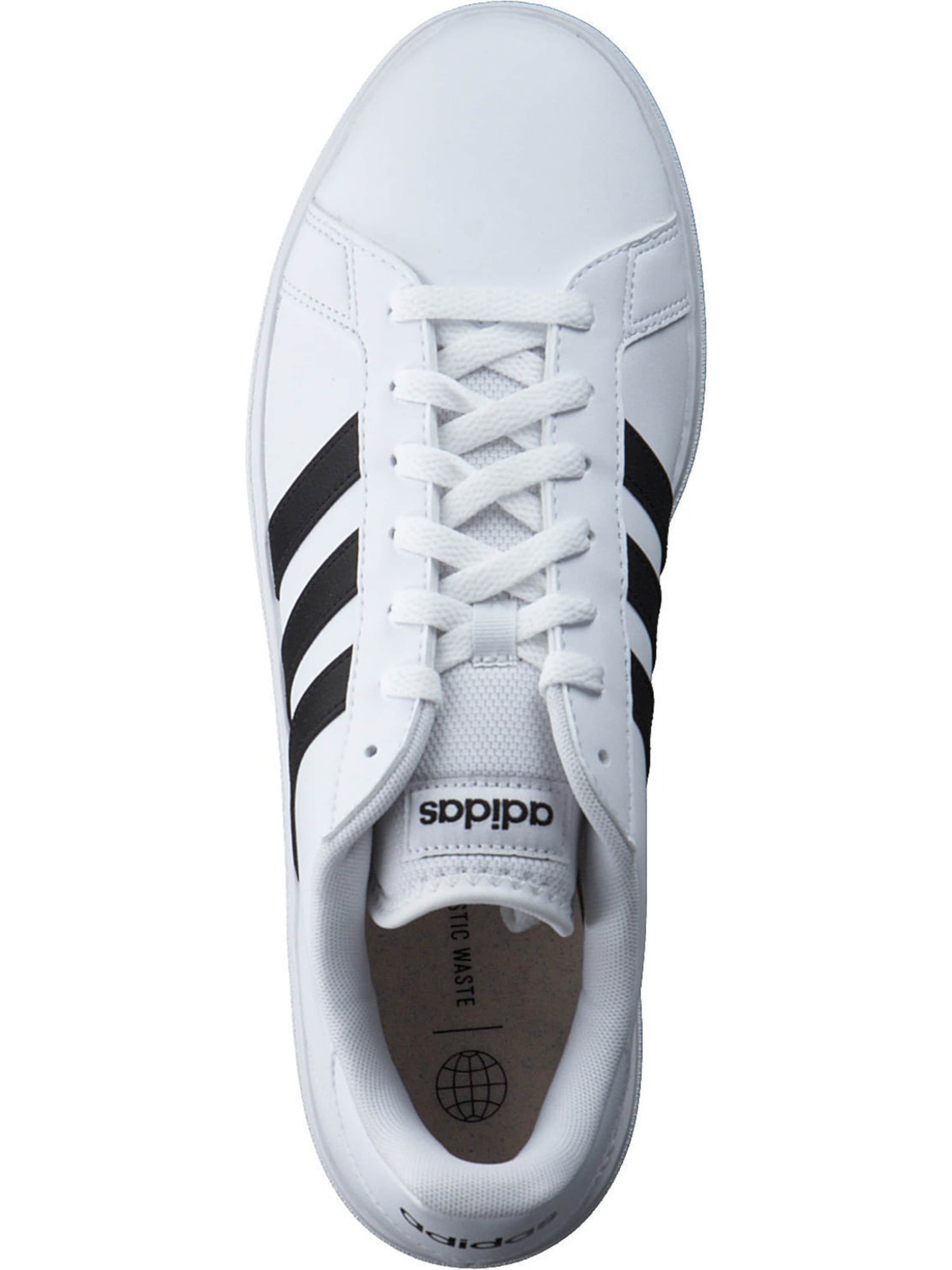 Baskets basses 'Grand Court Base 2' ADIDAS ORIGINALS en blanc