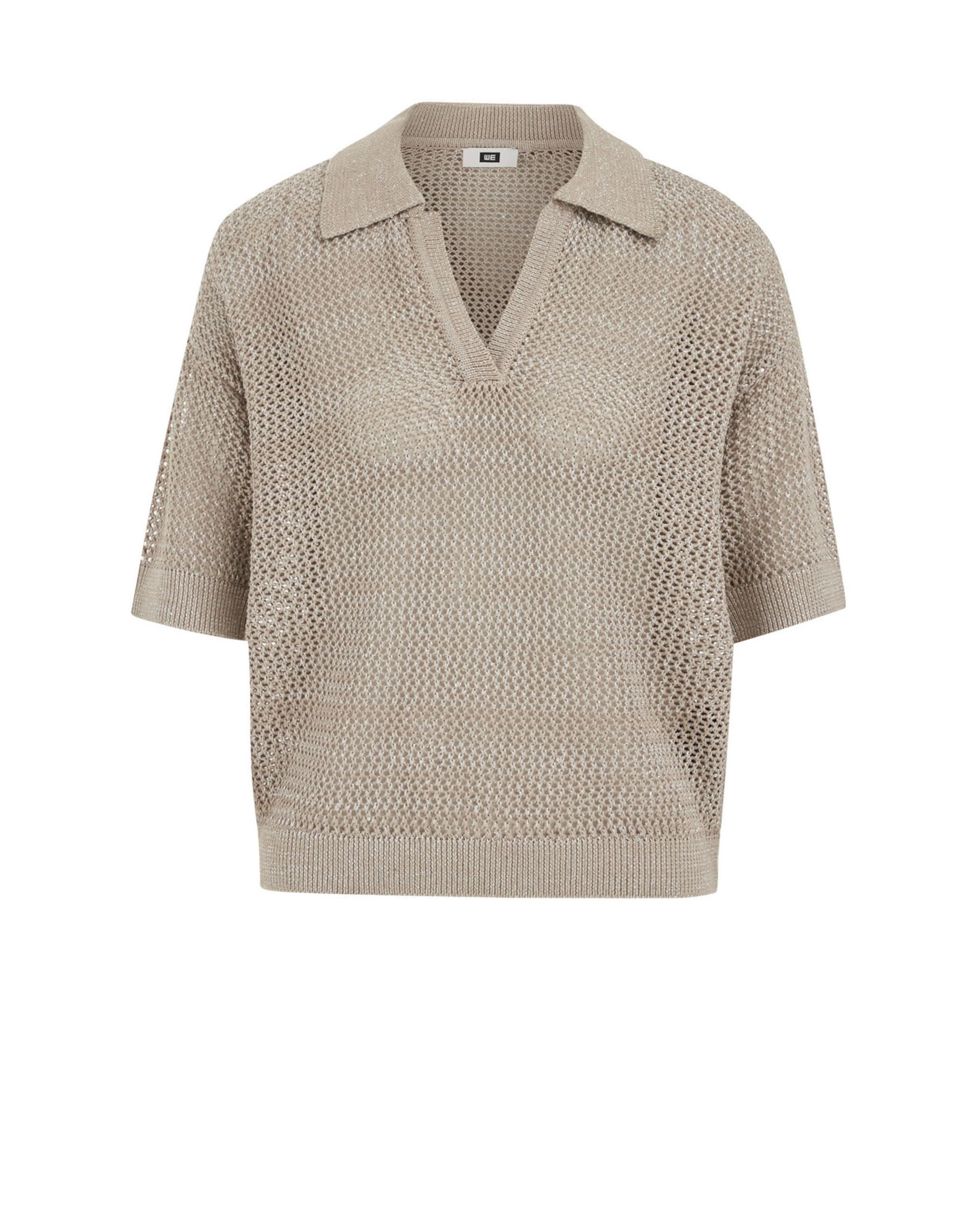 WE Fashion Свитер в Коричневый: спереди