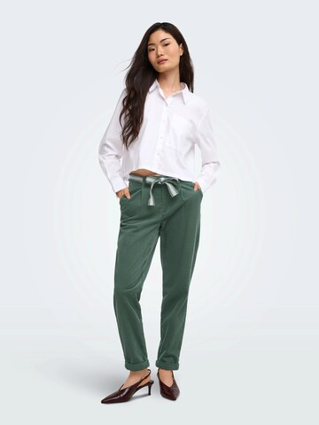 ONLY - Slimfit Pantalón plisado 'ONLRITA-NESSA' en verde