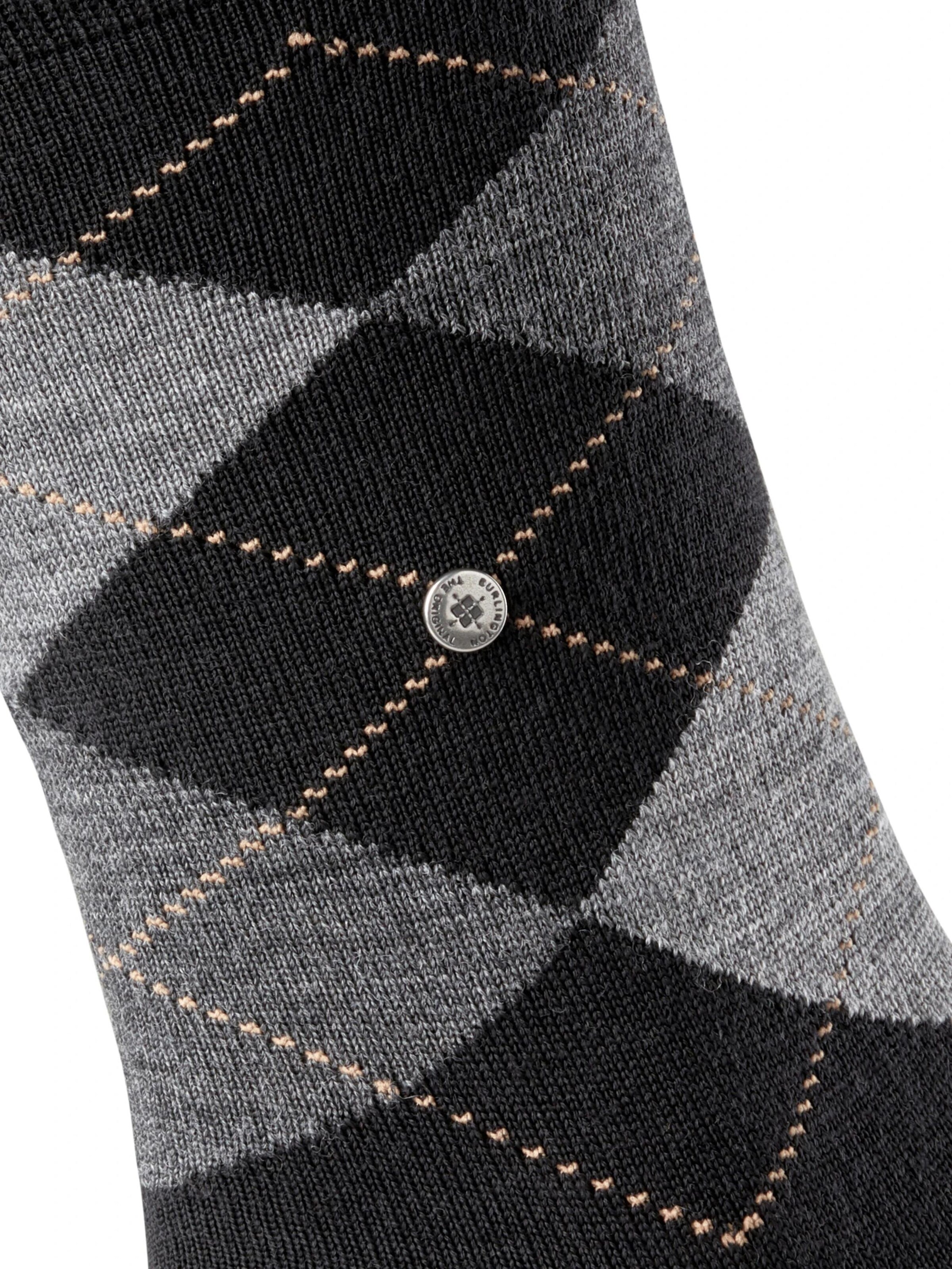 BURLINGTON Socks 'Edinburgh' in Black