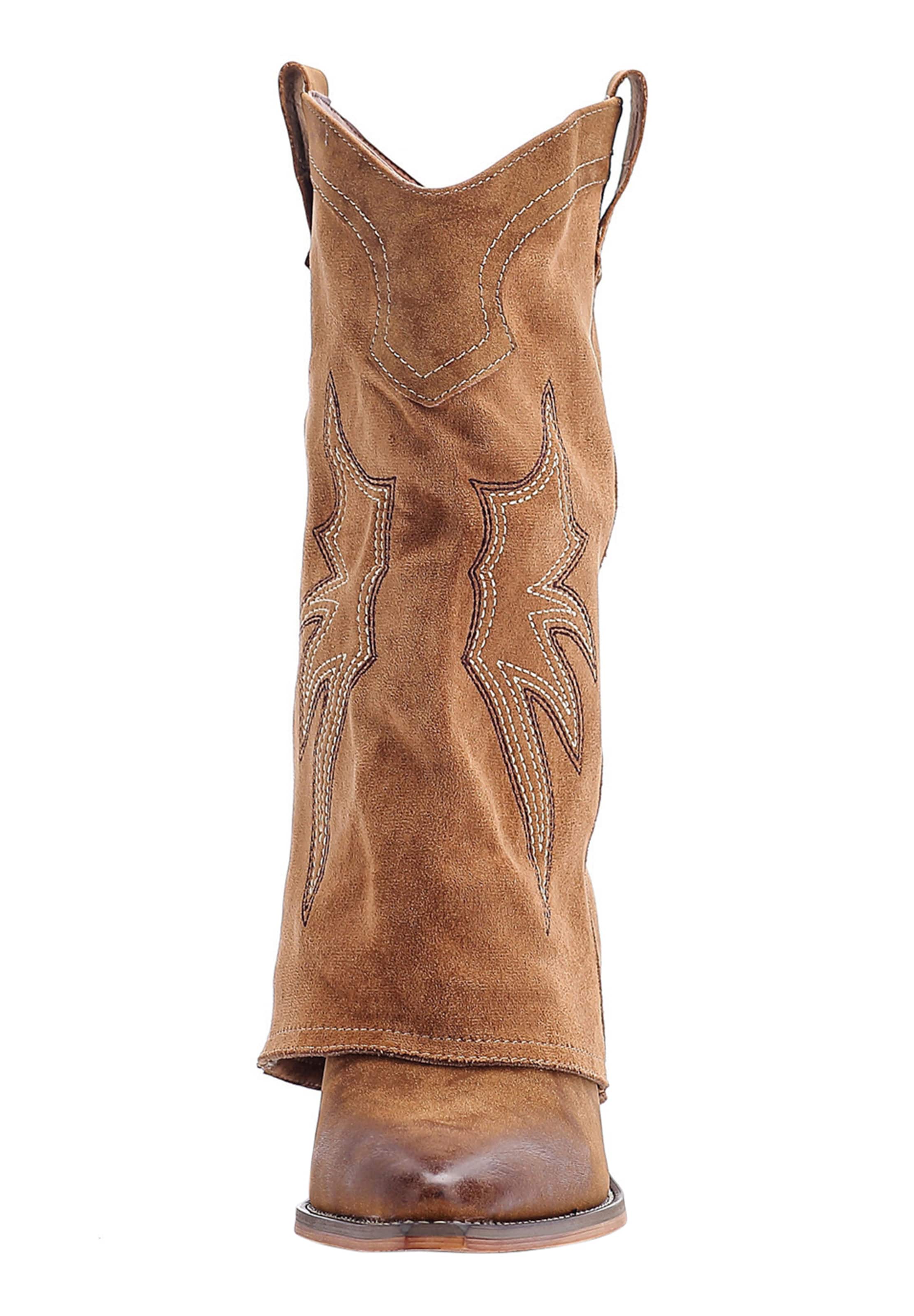 Elara Cowboylaarzen in Bruin