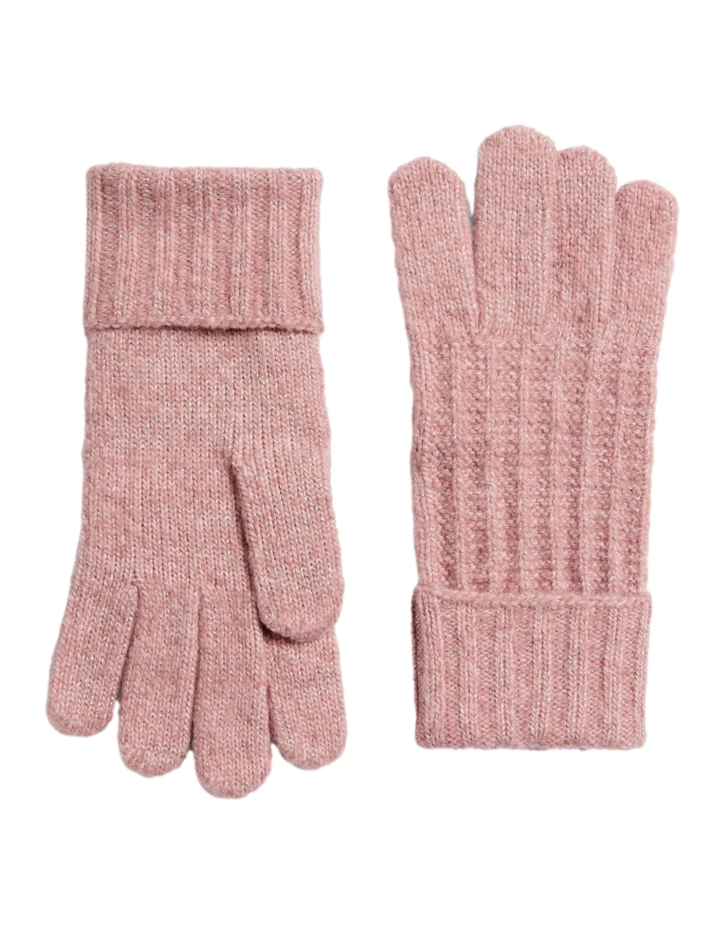 rožinė Lipsy Pirštuotos pirštinės: priekis