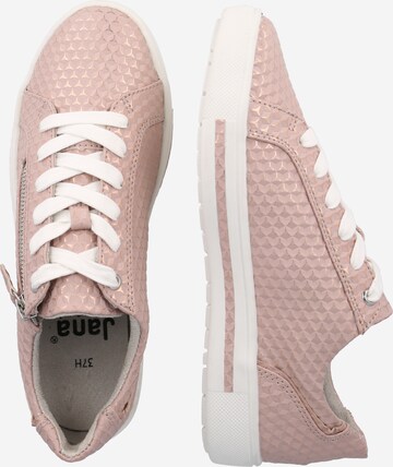 Sneaker low de la JANA pe roz