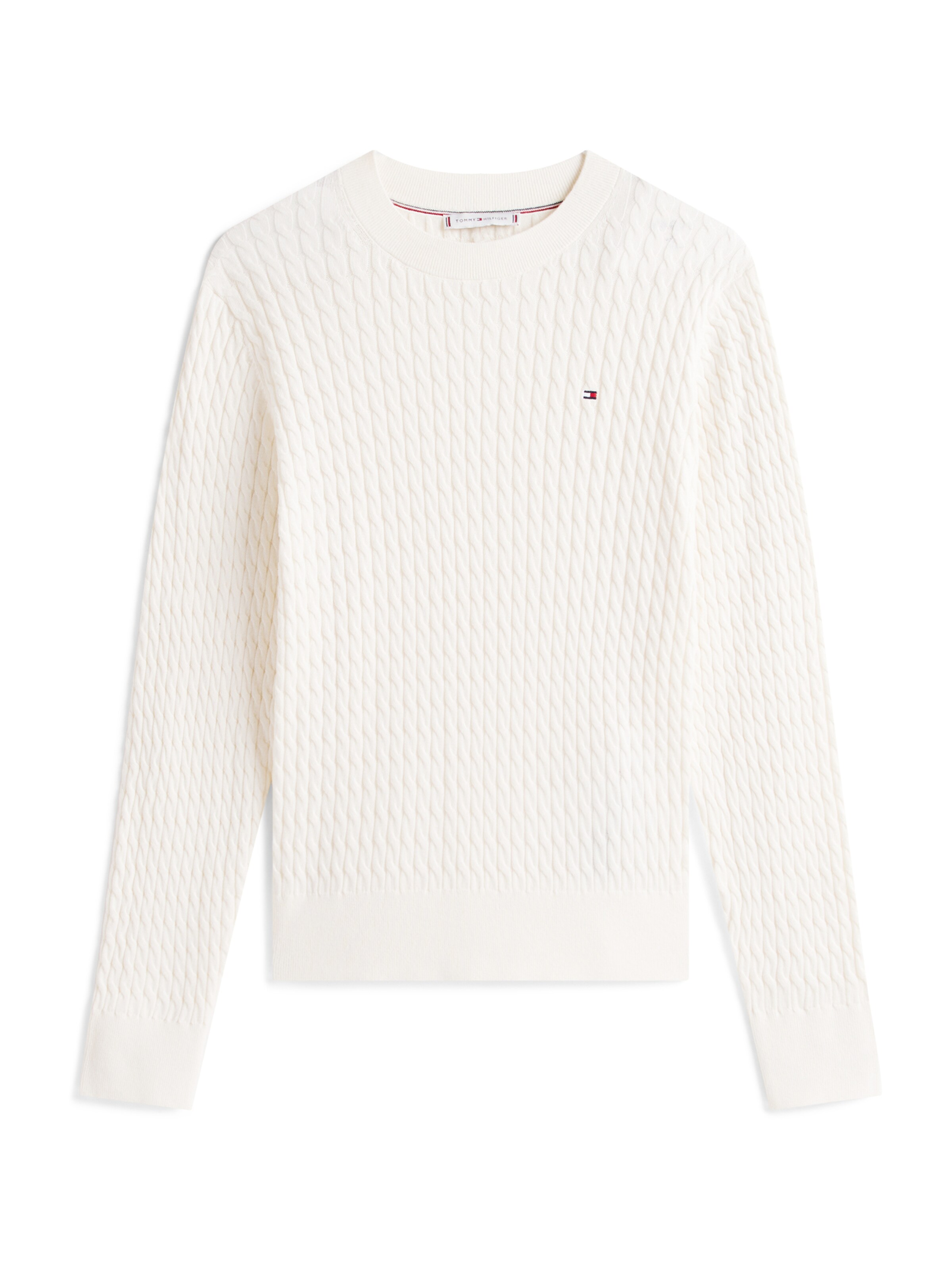 TOMMY HILFIGER Pullover in Weiß: Vorderseite