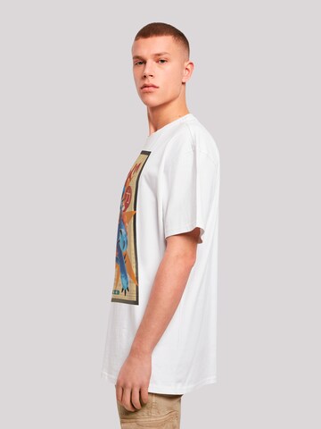 T-Shirt 'Big Hero 6 Fred Newspaper' F4NT4STIC en blanc