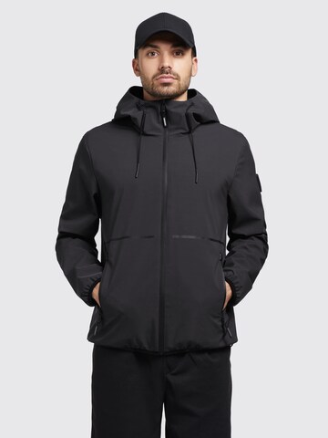 khujo Between-Season Jacket 'Eldon' in Black: front