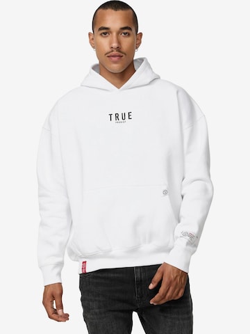 trueprodigy Sweatshirt 'Quinn' in Weiß: predná strana