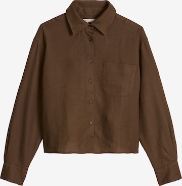 Marc O'Polo Blouse in Brown: front