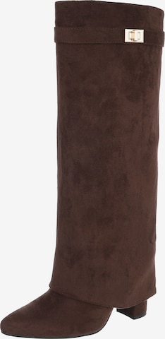 Ital-Design Stiefel in Braun: Vorderseite