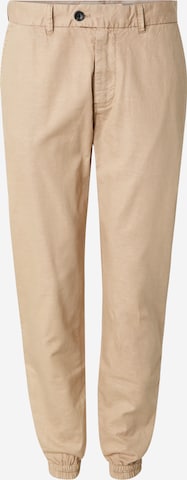 SCOTCH & SODA Tapered Trousers 'Seasonal' in Brown: front