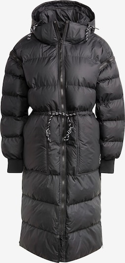 ADIDAS BY STELLA MCCARTNEY Manteau d’hiver 'Long Padded Winter' en noir / blanc, Vue avec produit