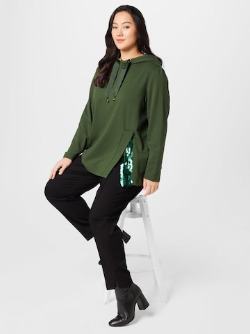 SAMOON Sweatshirt in Groen