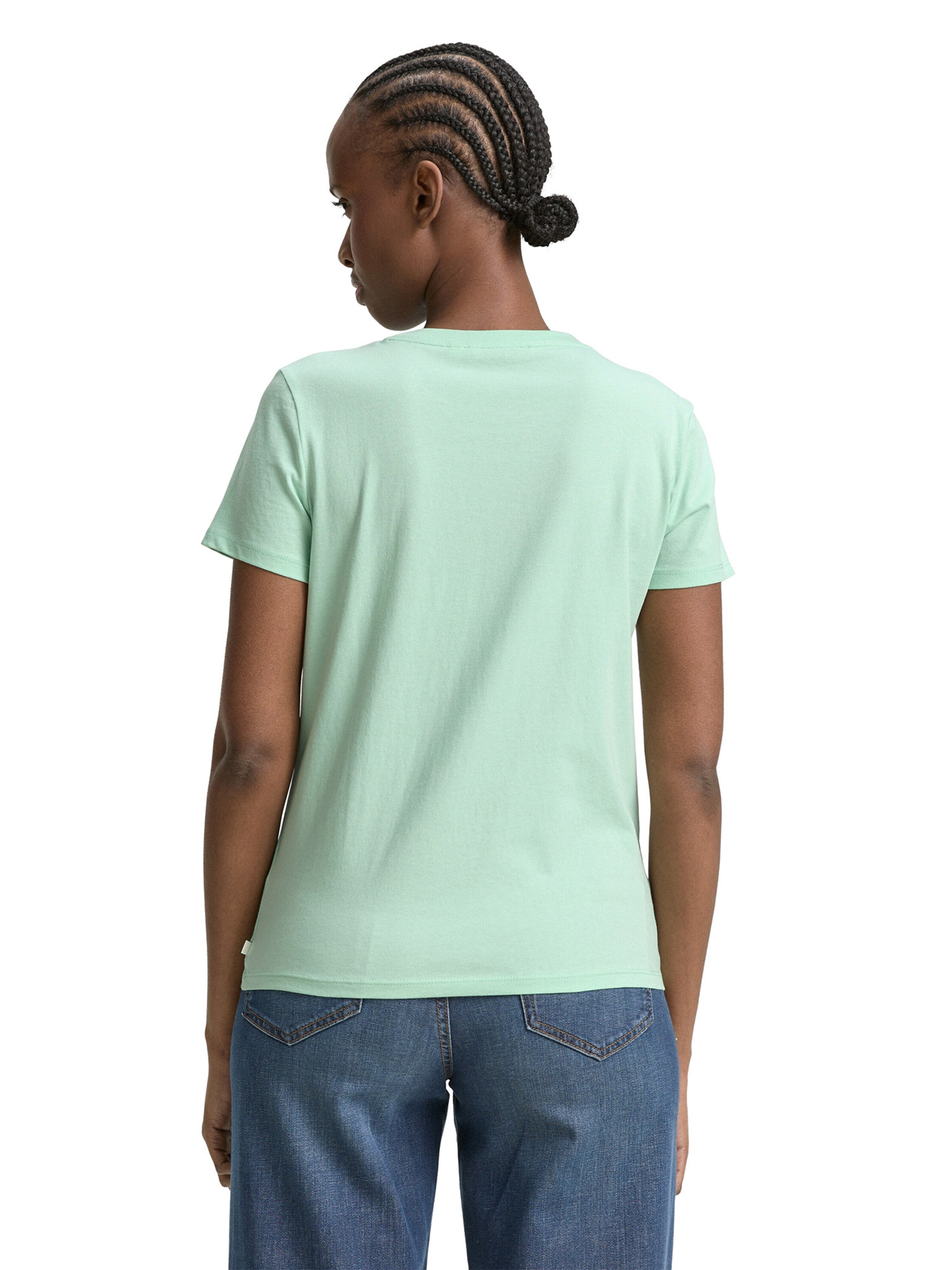 Tricou de la TOM TAILOR DENIM pe verde
