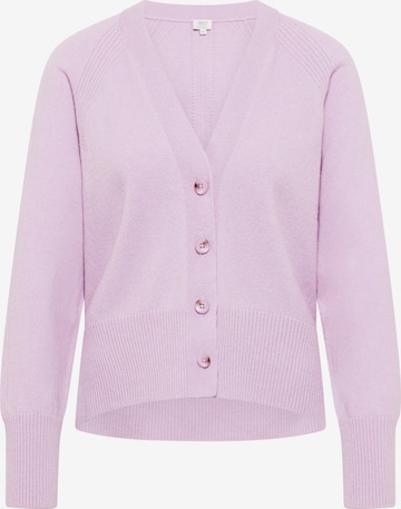 ETERNA Knit cardigan in Purple: front