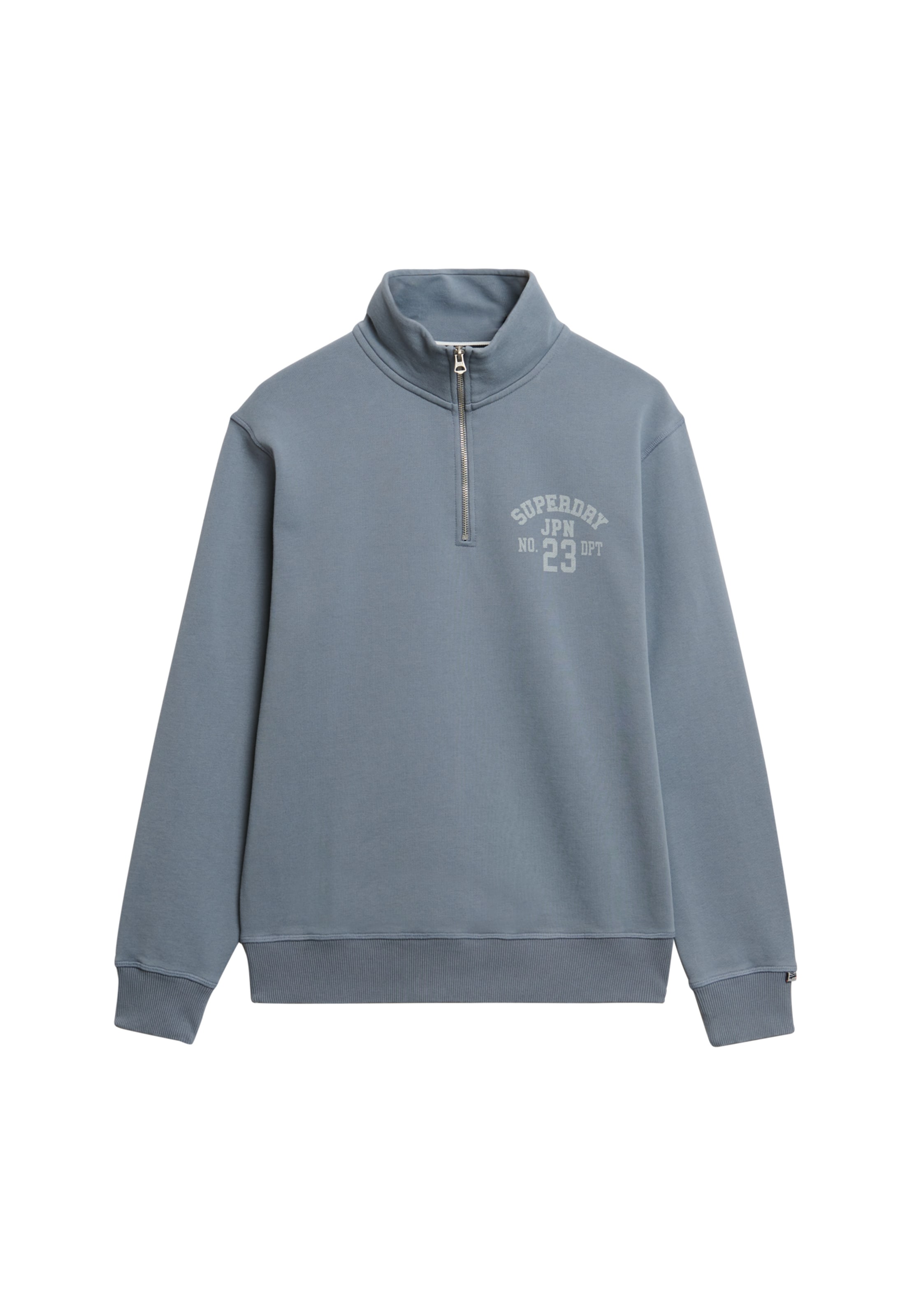 Superdry Sweatshirt 'Athletic Essentials' in Grijs: voorkant