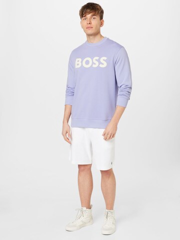 BOSS Sweatshirt in Lila