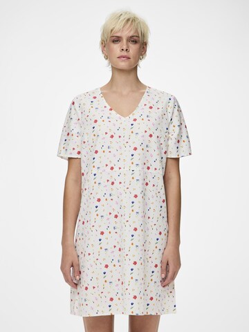 PIECES Kleid 'Mia' in Weiß: Vorderseite