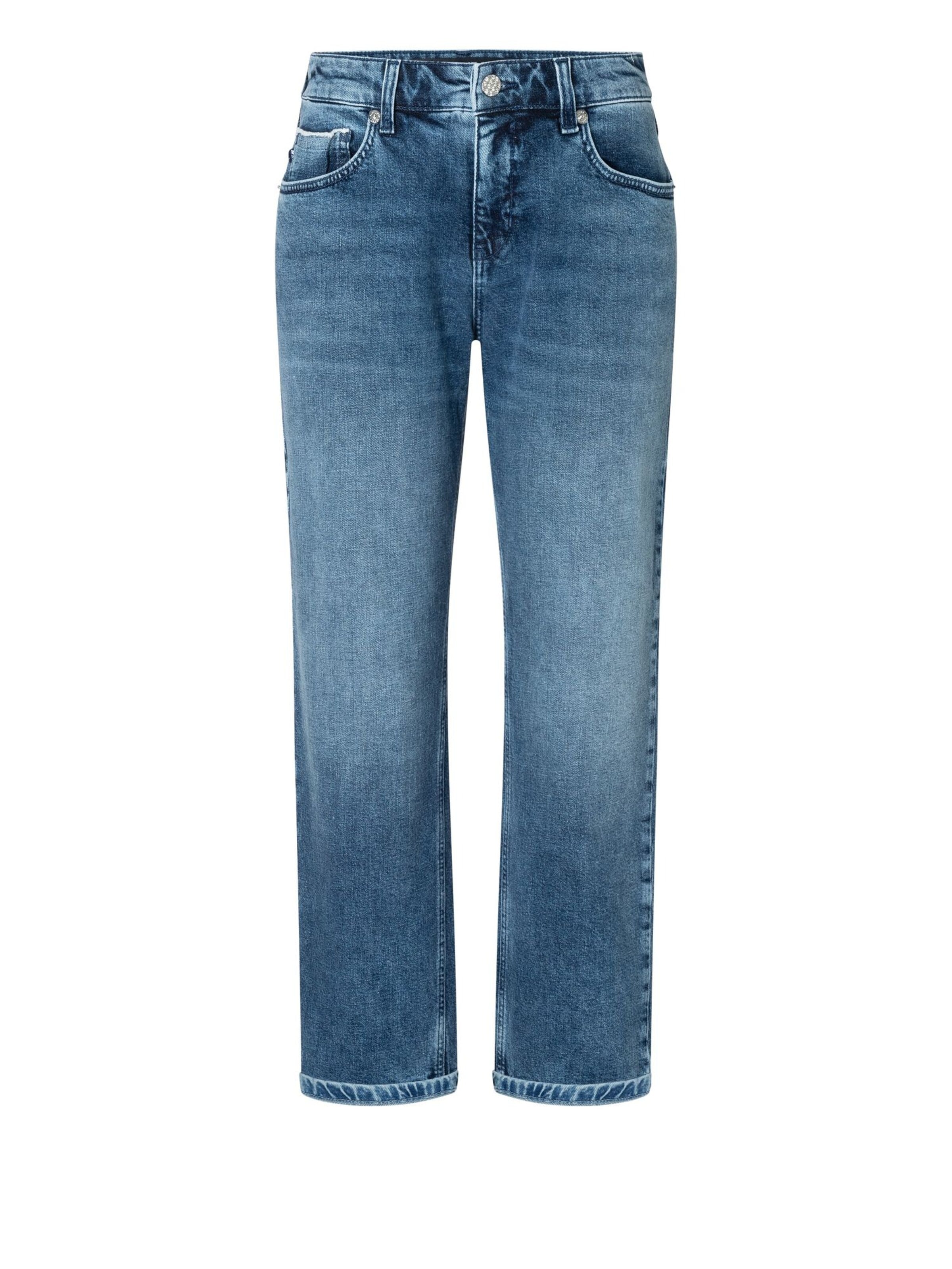 MAC Jeans 'STRAIGHT 5818-90-0361L D601 mid blue random' in 46/30 in Blue denim, Item view