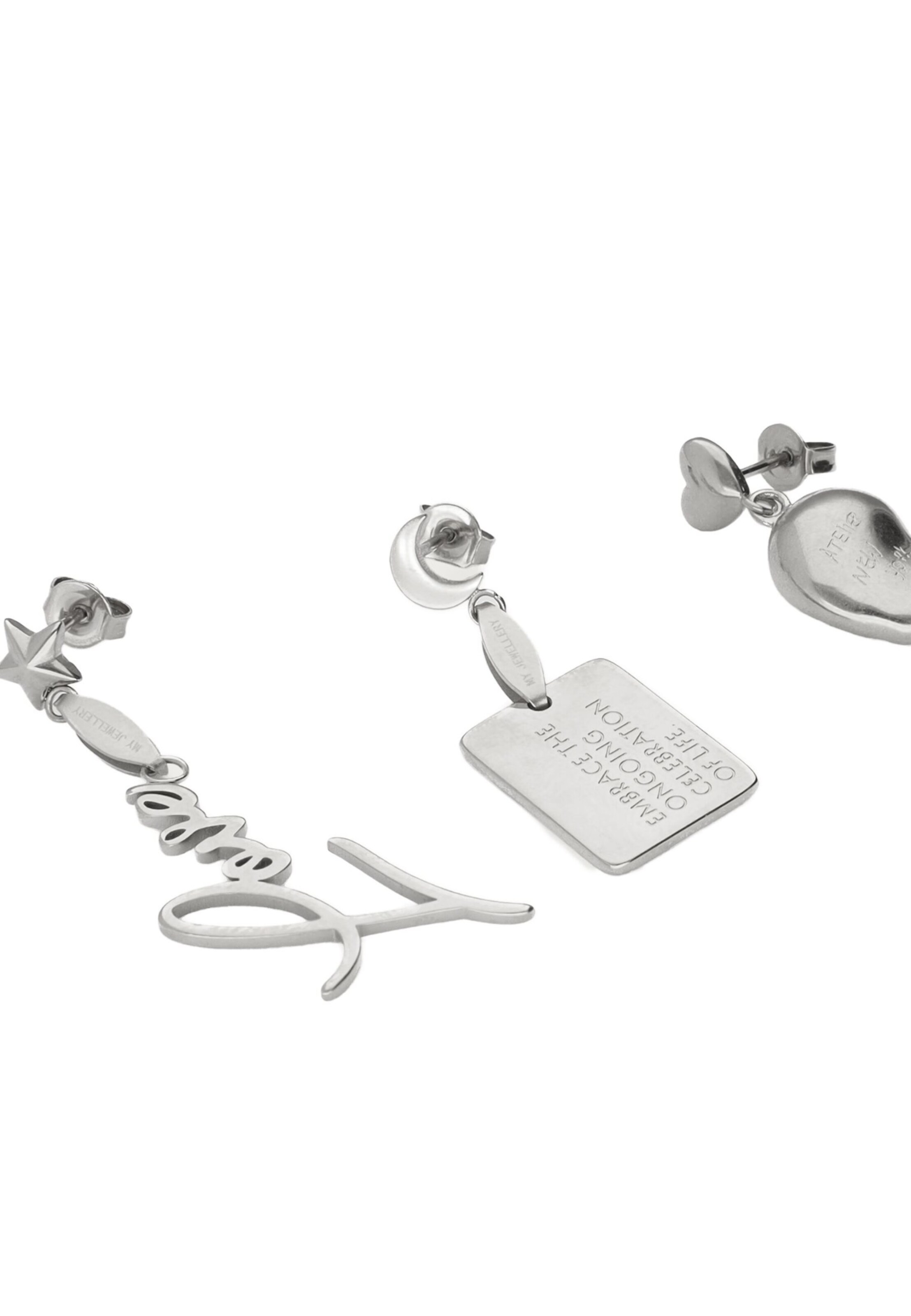 Boucles d'oreilles My Jewellery en gris