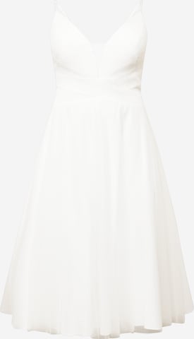 My Mascara Curves Sukienka koktajlowa w kolorze biały: przód