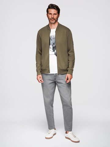 Ombre Sweatvest 'OM-SSZP-0215' in Groen