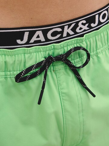 JACK & JONES Board Shorts 'JPSTMaui' in Green