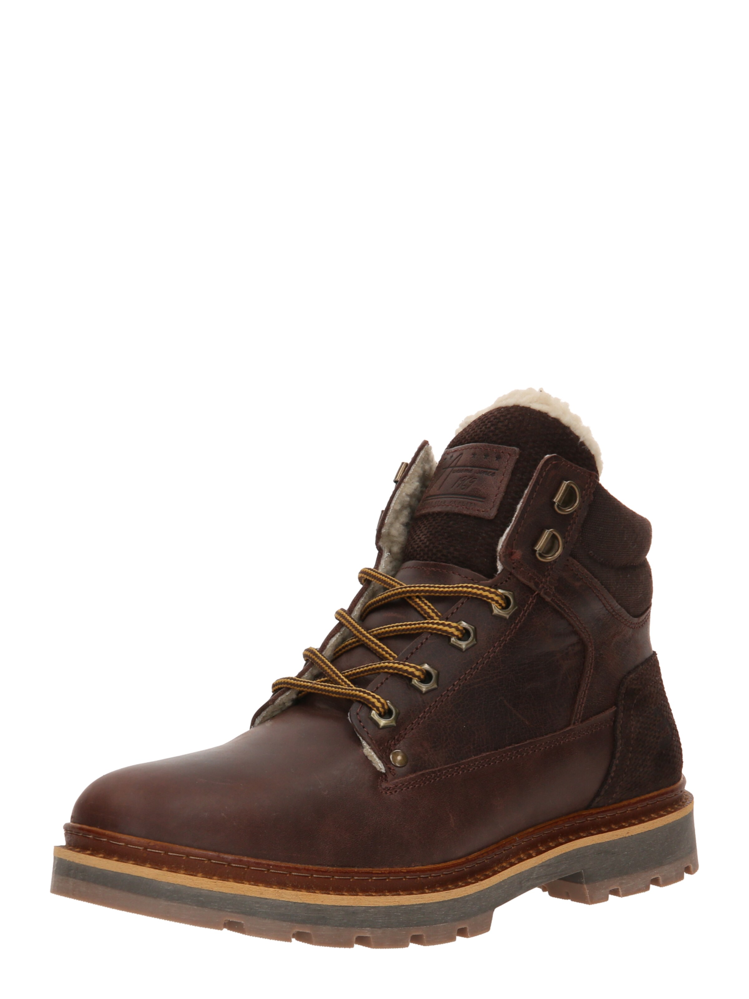 Bottines à lacets BULLBOXER en marron : devant