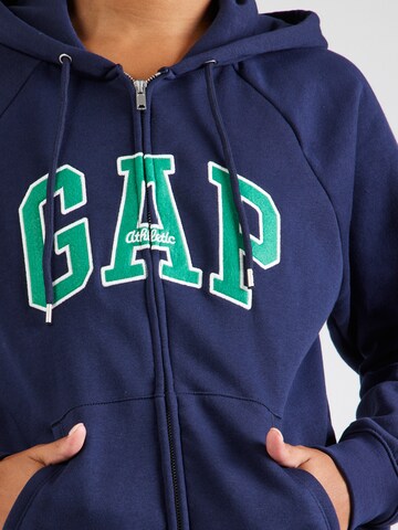 GAP Кофта на молнии в Синий