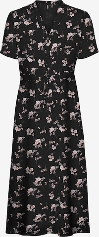 Robe-chemise 'SMILLA' VERO MODA en noir : devant