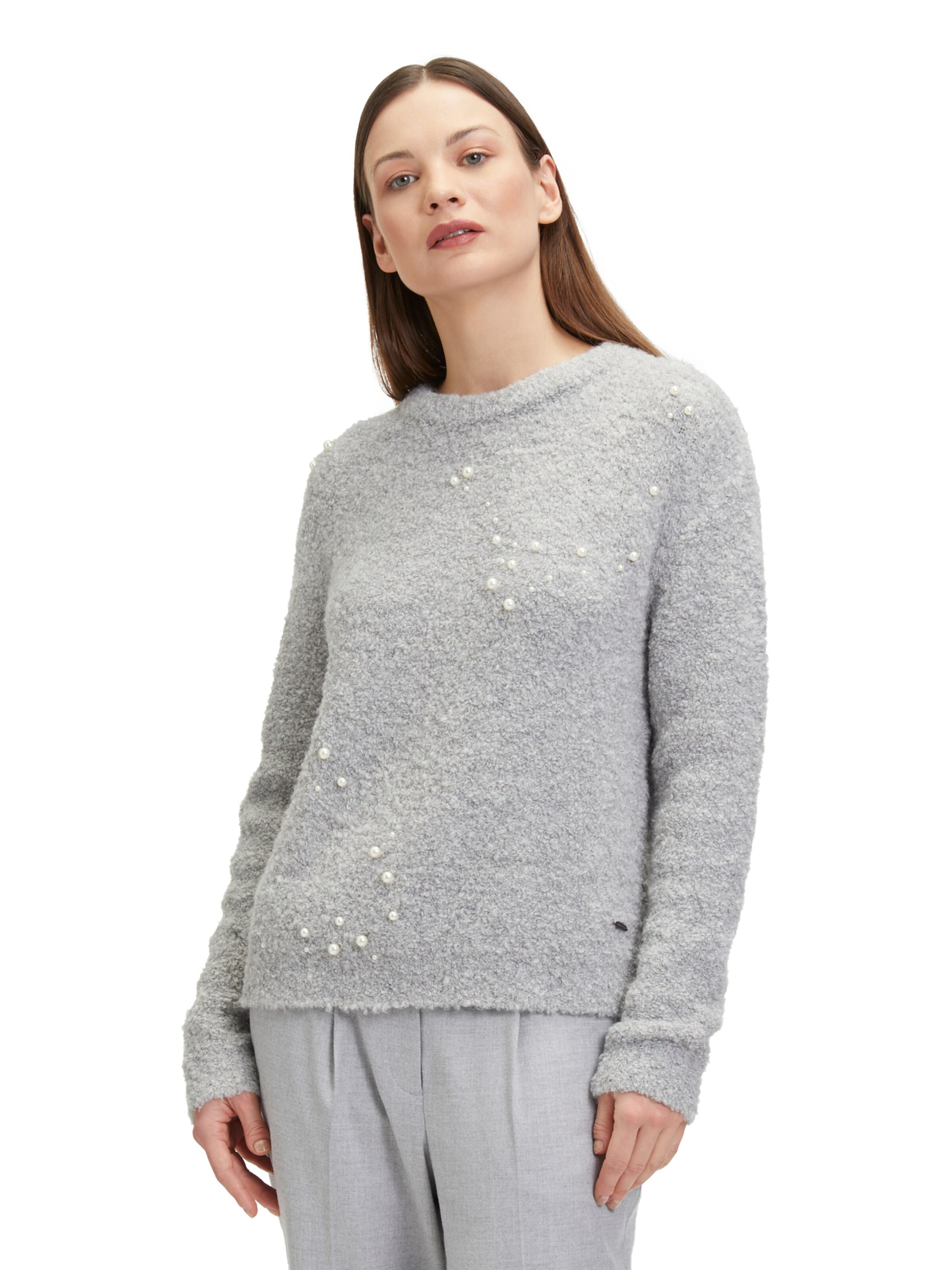 Pullover di Betty & Co in grigio: frontale