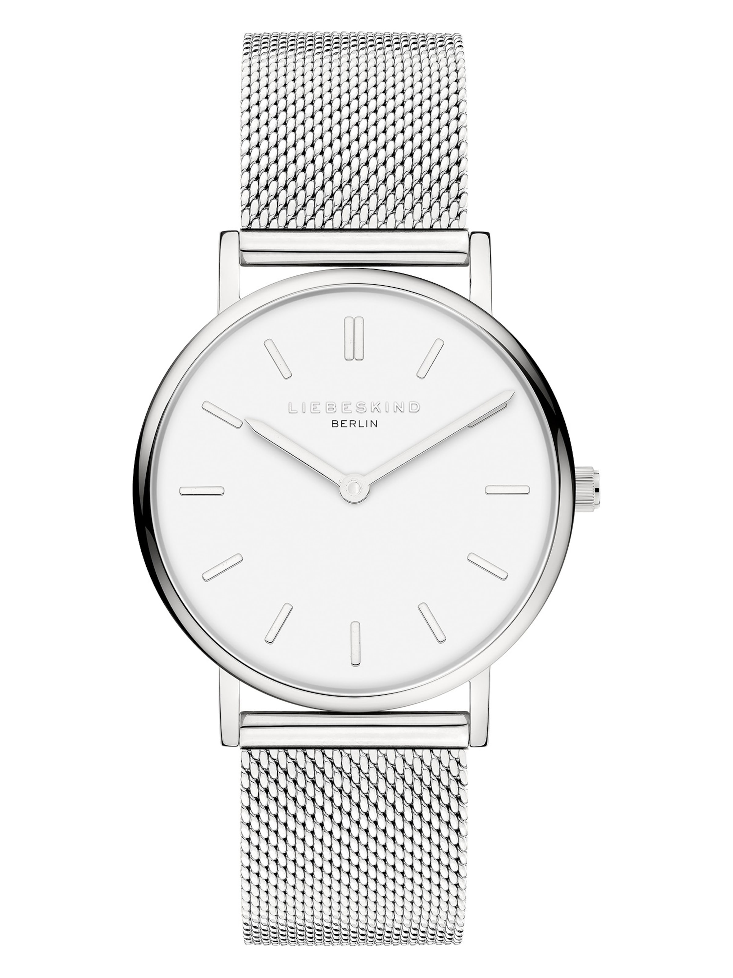 Montre à affichage analogique 'Pure Elegance' Liebeskind Berlin en argent : devant