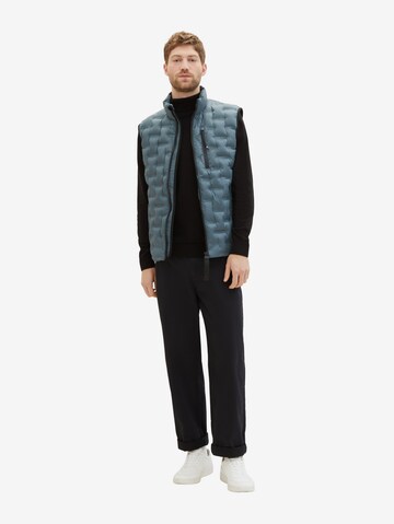 Gilet TOM TAILOR en bleu